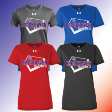 Brookhaven Baseball Ladies Under Armour Tee